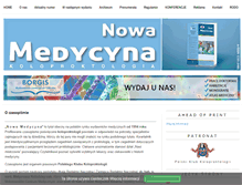 Tablet Screenshot of nowamedycyna.pl
